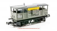 E87542 EFE Rail BR 20T 'Shark' Ballast Plough Brake Van ZUV number DB993908 - BR Engineers Grey & Yellow